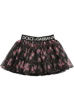 Dolce & Gabbana Minifalda De Algodón Con Logo