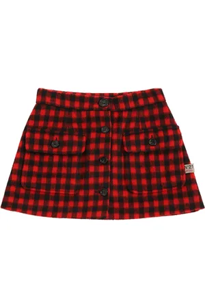 Nº21 Minifalda De Lana A Cuadros