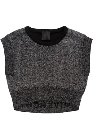 Givenchy Top Corto De Punto De Lurex