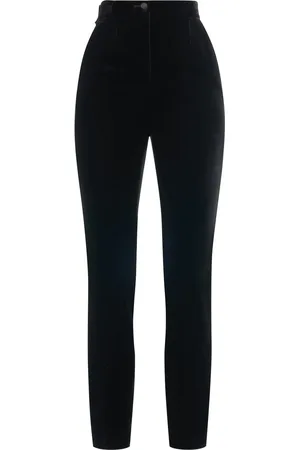 Dolce & Gabbana Pantalones Esmoquin De Terciopelo