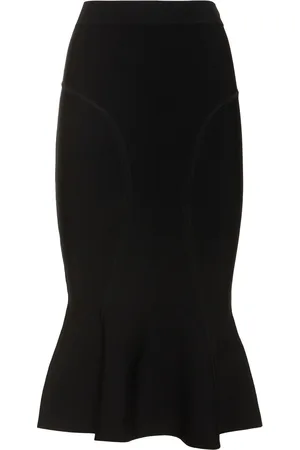 Nina Ricci Falda Midi De Punto