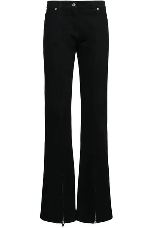 Msgm Jeans Rectos De Talle Bajo