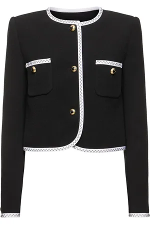 Moschino Chaqueta Corta De Crepe