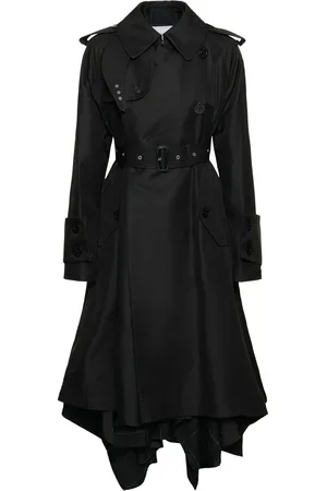 SACAI Abrigo Trench De Gabardina