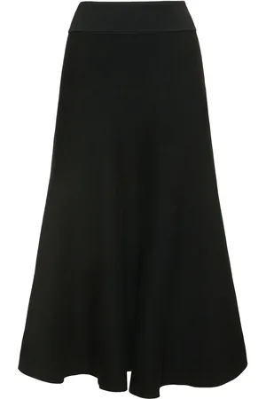 The Frankie Shop Falda Midi De Punto De Viscosa