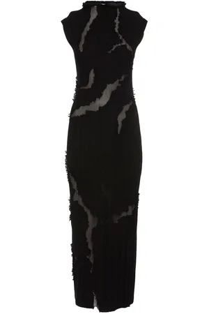 Alexander McQueen Vestido Midi De Lana