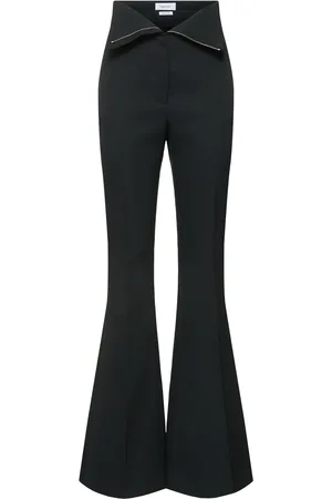 Alexander McQueen Pantalones De Lana