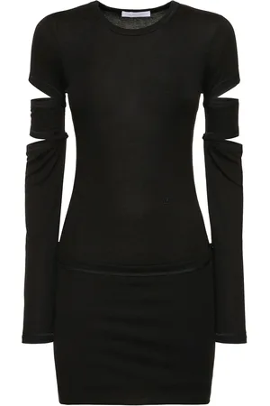 Helmut Lang Vestido Midi De Jersey