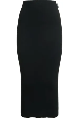 Balenciaga Falda Midi De Algodón