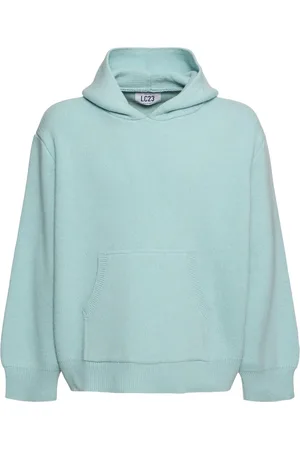 Lc23 Sudadera De Punto De Lana Con Capucha