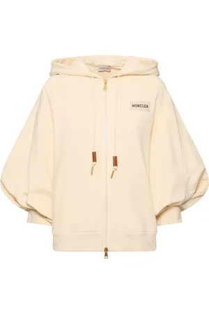 Moncler Sudadera De Algodón Con Cremallera Y Capucha