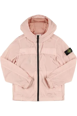 Stone Island Rompevientos De Nylon Con Capucha