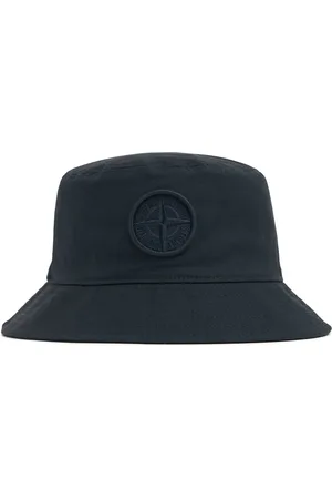 Stone Island Gorra De Lona De Algodón Con Logo