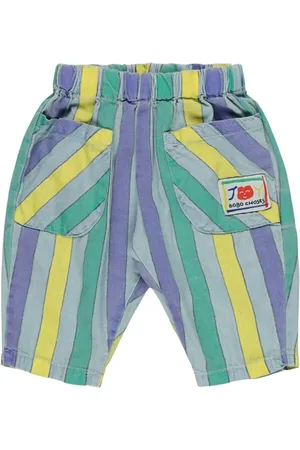 Bobo Choses Pantalones De Algodón A Rayas