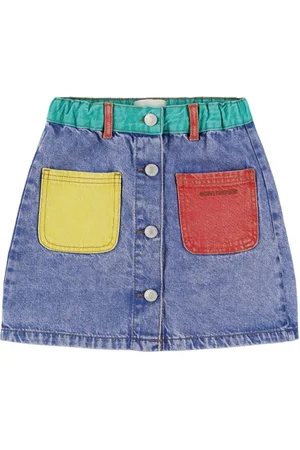 Bobo Choses Falda De Denim De Algodón