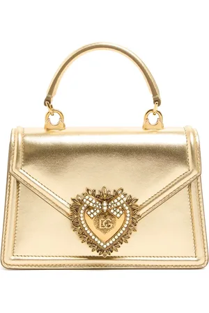 Dolce & Gabbana Bolso Mini Devotion De Piel Laminada