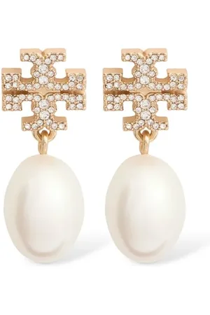 Tory Burch Pendientes Kira Con Pavé