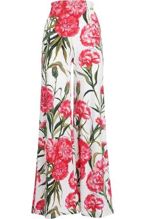 Dolce & Gabbana Pantalones Acampanados Estampados