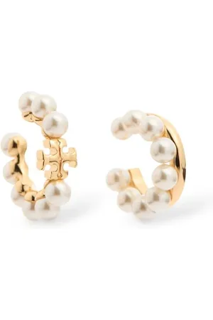 Tory Burch Set De Earcuffs De Perlas