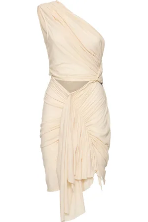 Rick Owens Vestido Corto De Algodón