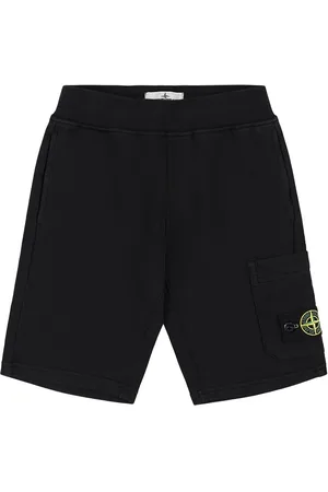 Stone Island Shorts Cargo De Algodón Rizo