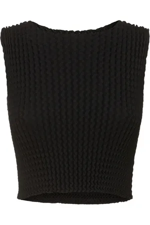 Issey Miyake Top Corto Con Sin Mangas