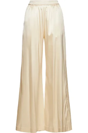 ERMANNO SCERVINO Pantalones Anchos De Seda