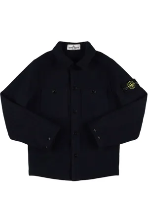 Stone Island Chaqueta De Mezcla De Lana