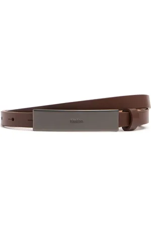 Max Mara Cinturón De Piel