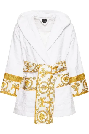 VERSACE Albornoz De Algodón