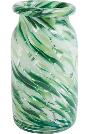 Hay Jarrón Splash Small Green Swirl Roll