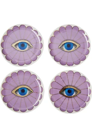 Jonathan Adler Juego De 4 Posavasos Fleur