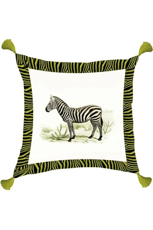 Les-Ottomans Cojín De Algodón Estampado