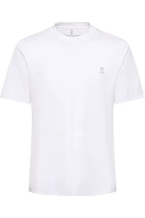 Brunello Cucinelli Camiseta De Algodón