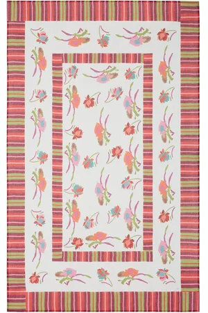 LISA CORTI Mantel Japanese Red White