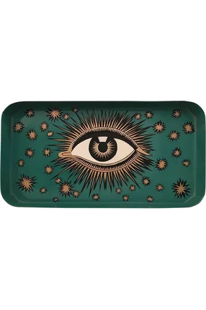 Les-Ottomans Bandeja Eye De Hierro Pintada A Mano