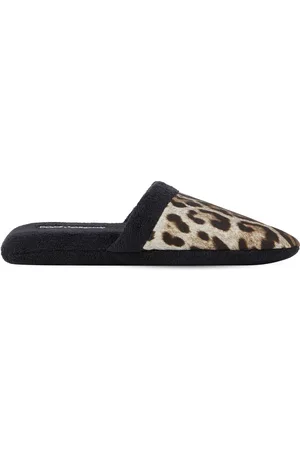 Dolce & Gabbana Pantuflas De Algodón De