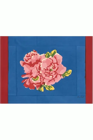LISA CORTI Set De 2 Manteles Nina Rose Blue