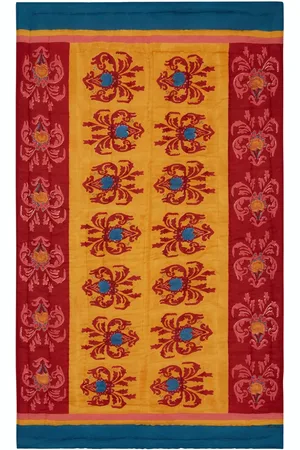 LISA CORTI Colcha Junior Brocade Royal Blue