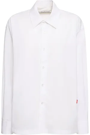 Alexander Wang Camisa De Algodón Con Logo
