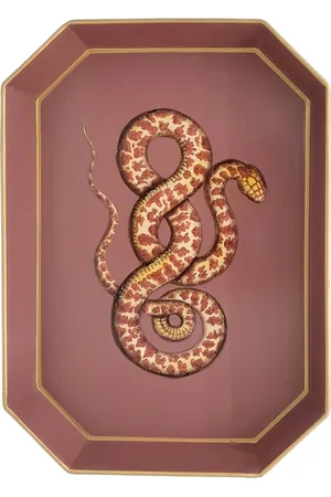 Les-Ottomans Bandeja Fauna De Hierro Pintada A Mano