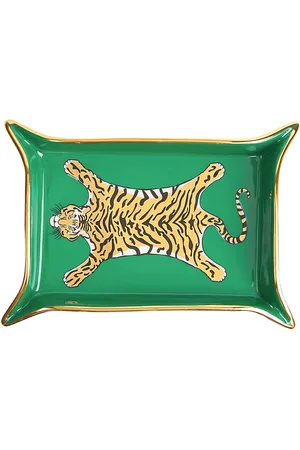 Jonathan Adler Bandeja Tiger De Porcelana