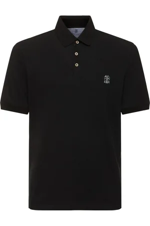 Brunello Cucinelli Polo De Piqué Con Logo