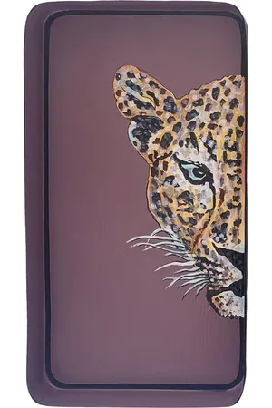 Les-Ottomans Bandeja Flora De Hierro Pintada A Mano