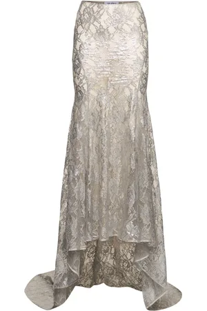 The Attico Vestido De Encaje Efecto Vintage