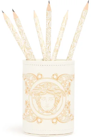 VERSACE Juego De Lápices Y Portapápices Medusa Gala