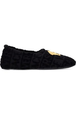 VERSACE Pantuflas De Algodón