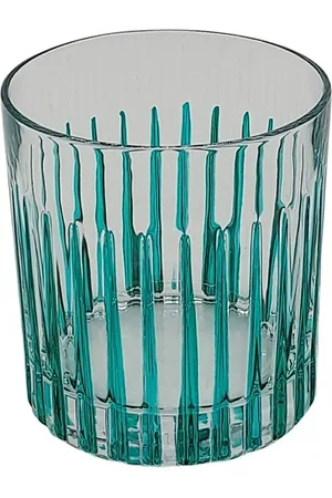 Les-Ottomans Set De 4 Vasos De Cristal Pintados A Mano