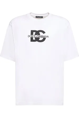 Dolce & Gabbana Camiseta De Jersey De Algodón Con Logo