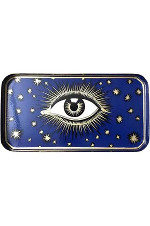 Les-Ottomans Bandeja Eye De Hierro Pintada A Mano